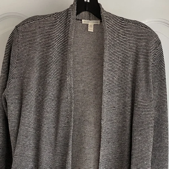 Eileen Fisher women’s Linen Cardigan - Picture 3 of 8
